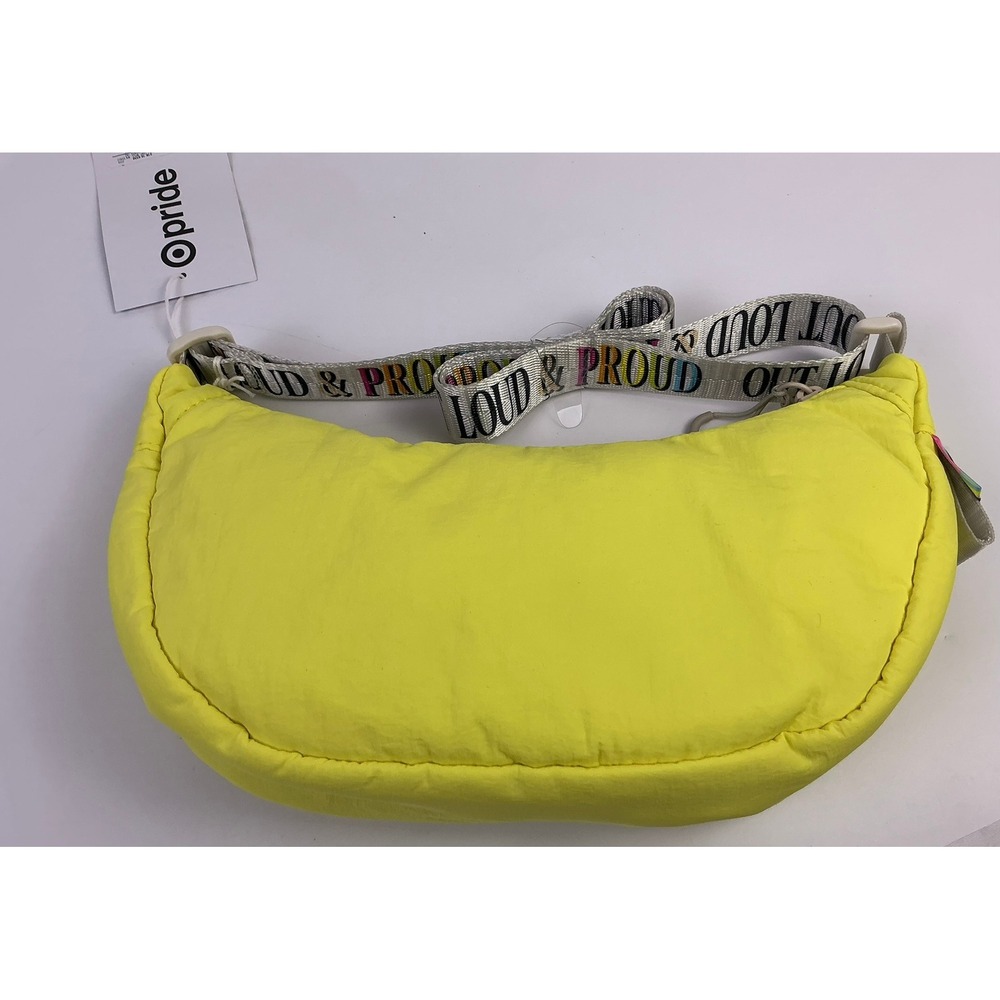 Pride Loud & Proud Yellow Adult Sling Bag Fanny Pack New With Tags